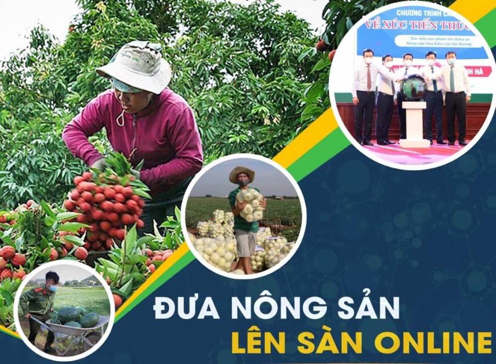 Nông sản lên sàn Thương mại điện tử